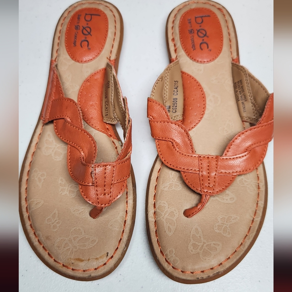 BOC Orange Womens Sandals